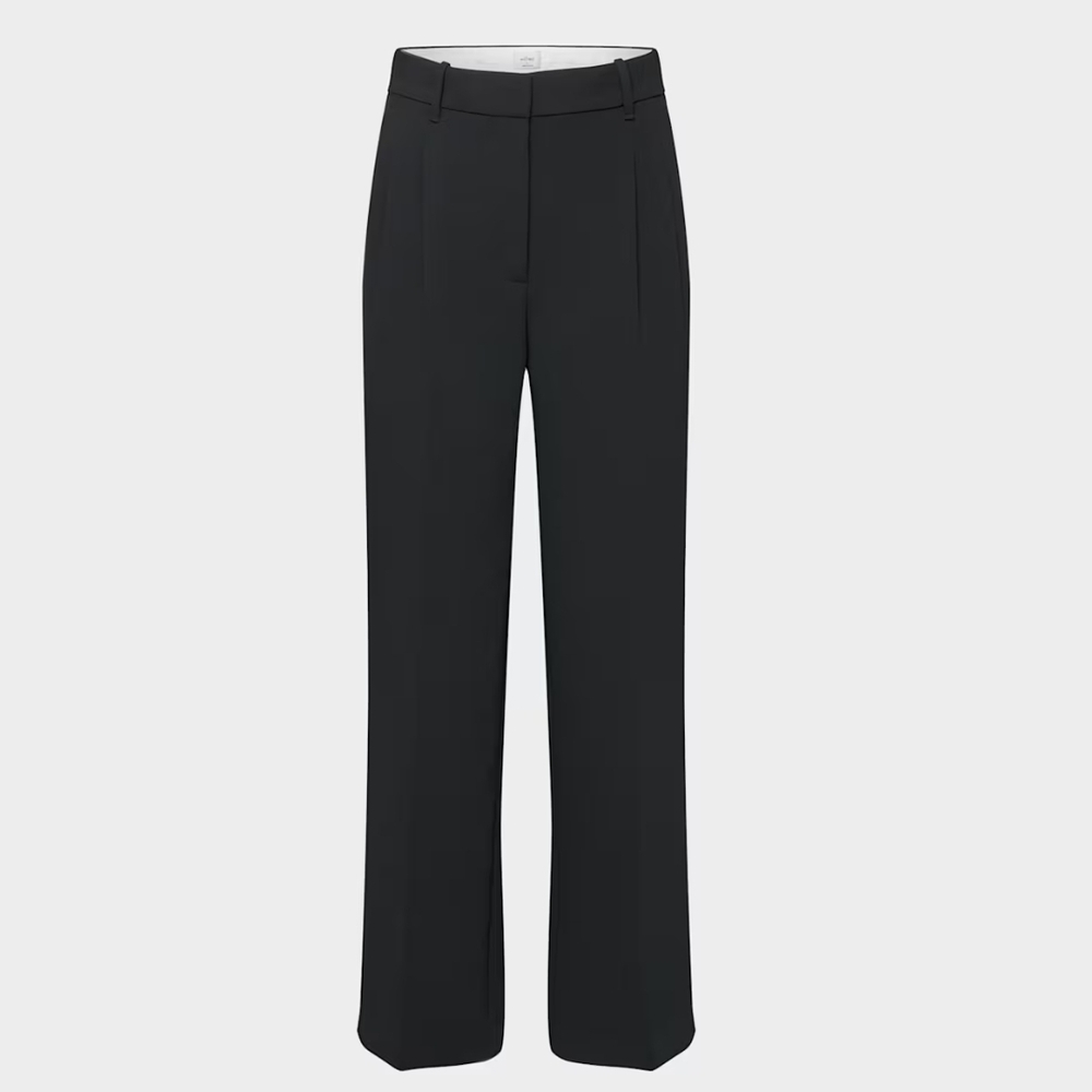 Wilfred Black Wide-Leg Trousers